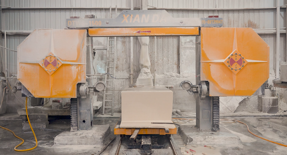 ماشین برش سیم بریس CNC 4 محور برای سنگ خاص شکل.
