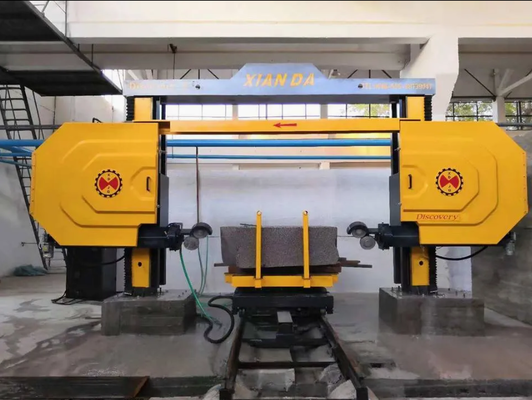 دستگاه اره سیمی الماسه CNC پنج محوره شیاندا دیسکاوری برای شکل دهی ستون های قوسی سه بعدی سنگ مرمر و گرانیت