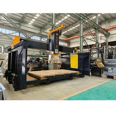 5- محور ماشین برش پل CNC ارتقاء 900 دقت بالا گرانیت مرمر بریده با چرخش 360 °