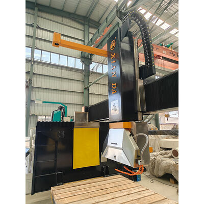 5- محور ماشین برش پل CNC ارتقاء 900 دقت بالا گرانیت مرمر بریده با چرخش 360 °
