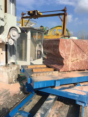 5 محور CNC الماس سیم تراش ماشین برای برش گرانیت و سنگ مرمر با 2600 × 3000 × 1500 میلی متر اندازه پردازش