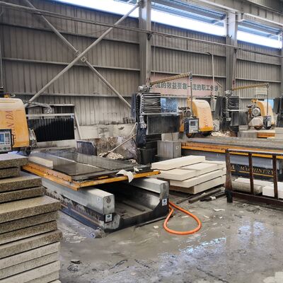 ماشین پروفیلی سنگ CNC با برش دو تیغه با دقت تکرار بالا و میز چرخشی اختیاری برای تولید سنگ سفارشی