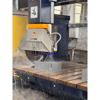 دستگاه اره پل CNC 5 محور دقیق برای پروژه های برش سنگ مرمر پرتغال و تزئینات سنگ