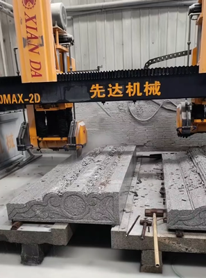 دستگاه برش و فرز سنگ CNC نوع پل دو پرتو