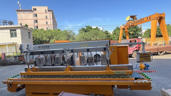دستگاه سنگ‌زنی لبه افقی CNC با ۱۱ هد برای گرانیت، مرمر و کوارتز