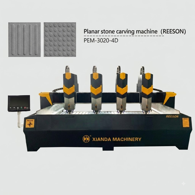 ماشین حکاکی سنگ CNC الکتریکی با دقت 0.02 میلی متر و سرعت 15 متر در دقیقه برای سنگ سنگ شکن لمسی