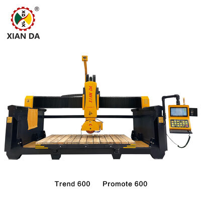 دستگاه برش سنگ CNC پنج محوره Xianda Trend 600 و Promote 600 برای سنگ گرانیت، کوارتز، سنگ مصنوعی و فرزکاری قالب