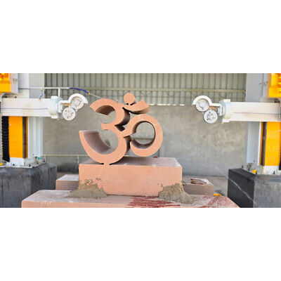 Xianda DISCOVERY 4 Ultimate CNC Diamond Wire Saw Machine ∙ 4 محور ماشین پروفایل سازی خاص سنگ برای ستون ها، سنگ های قبر و سنگ های منظره