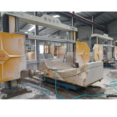 دستگاه اره سیم الماس CNC سنگین برای نمایه سازی بلوک های سنگی بزرگ و برش شکل خاص