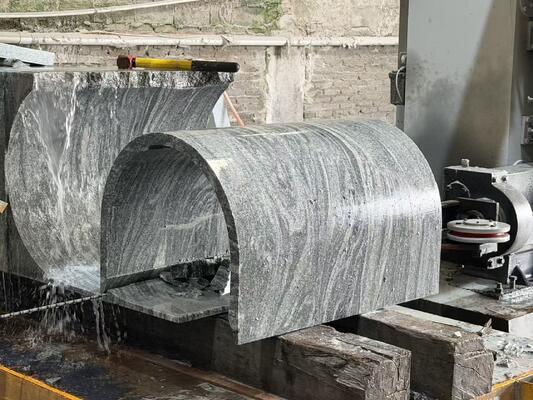 دستگاه اره سیمی الماس CNC با راندمان بالا با اتصال چهار اسپیندل برای برش سنگ