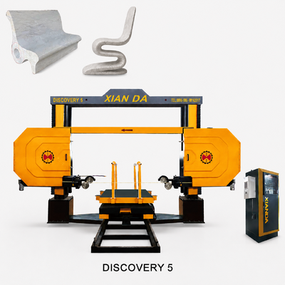 کشف 5 محور CNC الماس سیم تراش ماشین برای گرانیت سنگ مرمر بلوک شکل و برش