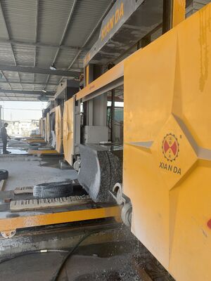دستگاه اره سیمی پروفیل‌زن CNC — قابلیت کار با قطعات بسیار بزرگ منحنی، ستونی و سنگ مزار (۳۰۰۰*۳۰۰۰*۱۵۰۰ میلی‌متر)