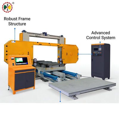 CNC Dual‑purpose Horizontal Stone Slab Splitting Machine For Finished Big Slab Secondary Re‑slicing