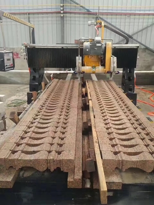 دستگاه برش مشخصات سنگ خطی نوع PLC CNC Gantry دو تیغه