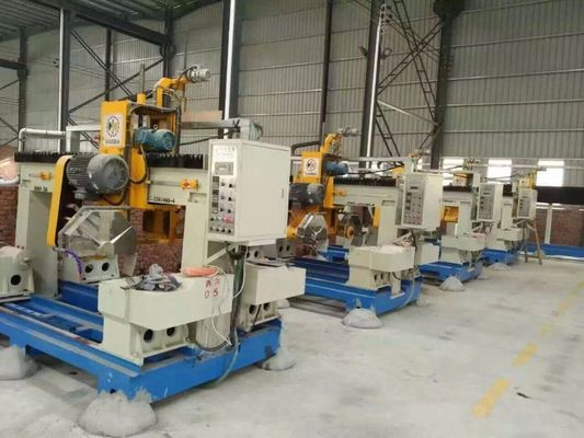 کلاهک های پایه ستونی چهار عدد دستگاه برش سنگ تک ستونی