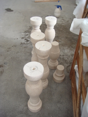 بلستر ستون جامد نرده نرده ستون ماشین پولیش 500mm 600mm