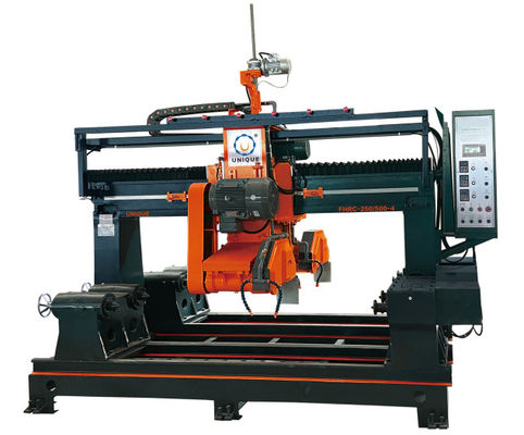 کلاهک های پایه ستونی چهار عدد دستگاه برش سنگ تک ستونی